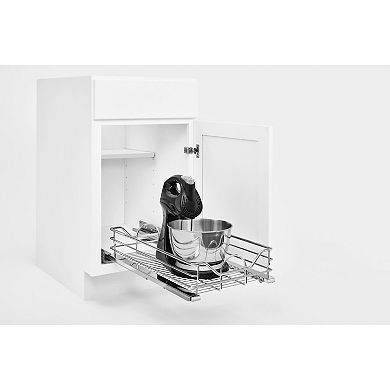 Rev-a-shelf Pullout Cabinet Basket W/ Soft-close, 14.5'' X 21.74'', 5730-15cr