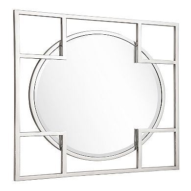 Camden Isle Kinney 33 in. x 33 in. Casual Square Framed Floating Accent Wall Mirror