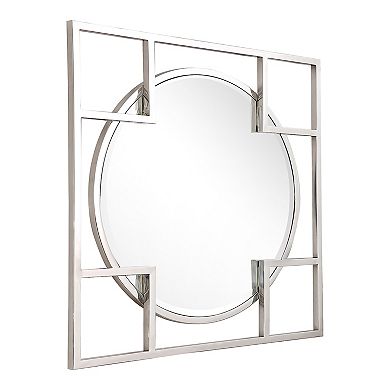 Camden Isle Kinney 33 in. x 33 in. Casual Square Framed Floating Accent Wall Mirror