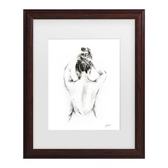 Back Study I Framed Wall Art