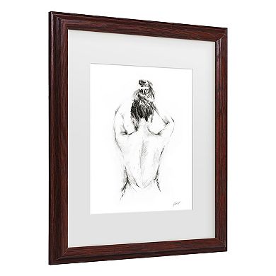 Back Study I Framed Wall Art