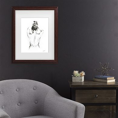 Back Study I Framed Wall Art