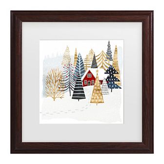 Christmas Chalet I Framed Wall Art