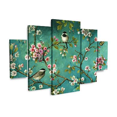 Blossom I Canvas Wall Art 5-piece Set