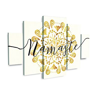 Namaste I Canvas Wall Art 5-piece Set