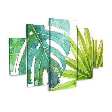 Tropical Blush VIII Canvas Wall Art 5-piece Set