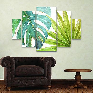 Tropical Blush VIII Canvas Wall Art 5-piece Set