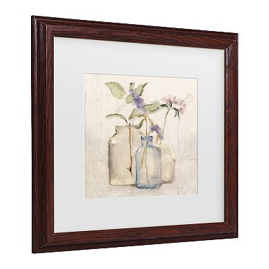 Blossoms on Birch I Framed Wall Art