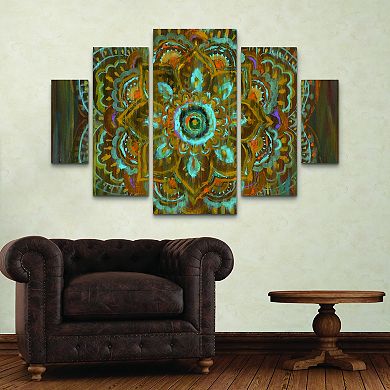 Bombay Bohemian Canvas Wall Art 5-piece Set