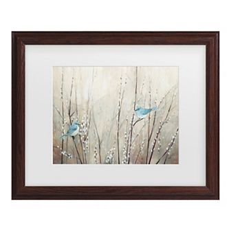 Pretty Blue Birds Framed Wall Art