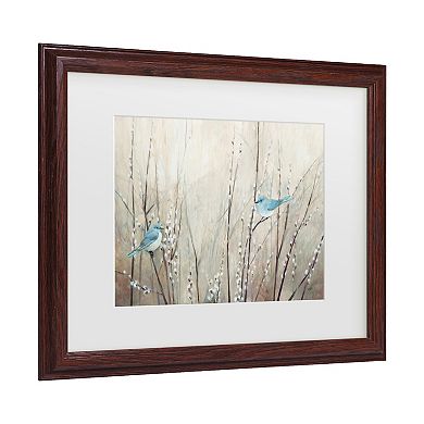 Pretty Blue Birds Framed Wall Art