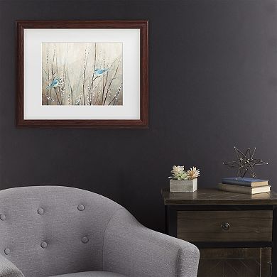 Pretty Blue Birds Framed Wall Art