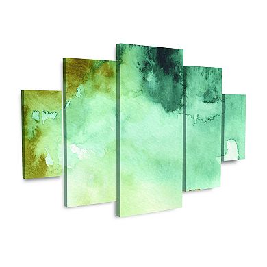 My Greenhouse Abstract IV Canvas Wall Art 5-piece Set