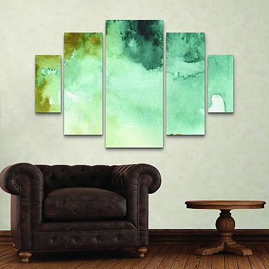My Greenhouse Abstract IV Canvas Wall Art 5-piece Set
