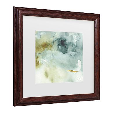My Greenhouse Abstract IV Dark Framed Wall Art