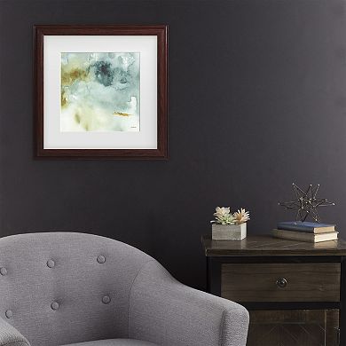 My Greenhouse Abstract IV Dark Framed Wall Art