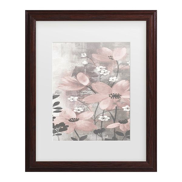 Floral Symphony Blush Framed Wall Art