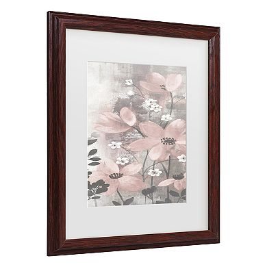 Floral Symphony Blush Framed Wall Art