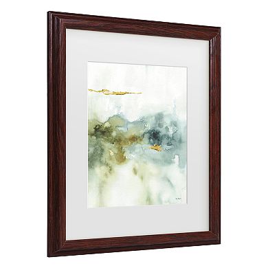 My Greenhouse Abstract II Dark Framed Wall Art
