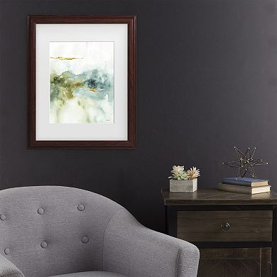 My Greenhouse Abstract II Dark Framed Wall Art