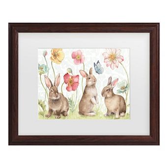 My Garden Bouquet I Dark Framed Wall Art