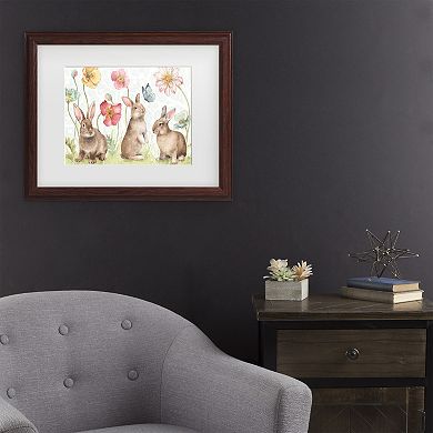 My Garden Bouquet I Dark Framed Wall Art