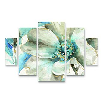Indigold IV Canvas Wall Art 5 pc Set
