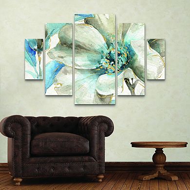 Indigold IV Canvas Wall Art 5-piece Set