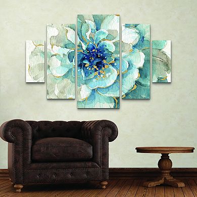 Indigold VII Canvas Wall Art 5-piece Set