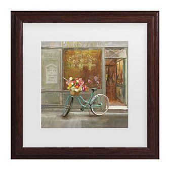 French Flower Shop Framed Wall Art