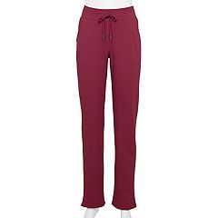 Stretchy Leggings Dark Red Rayon Pants XL 18 LC Lauren Conrad Front Zip for  sale online