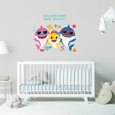 RoomMates Baby Shark Alphabet Wall Decal 154-piece Set