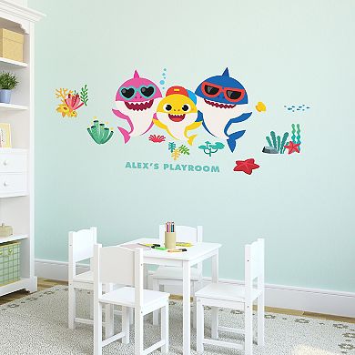 RoomMates Baby Shark Alphabet Wall Decal 154-piece Set