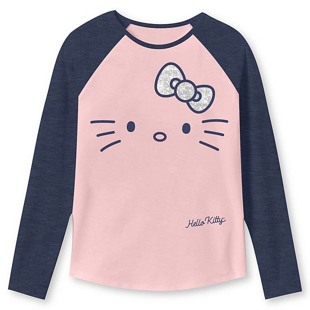 Hello Kitty Girls Long Sleeve T-Shirt and Jogger Sweatpant Set for Infant, Toddler, Little and Big Girls - Pink