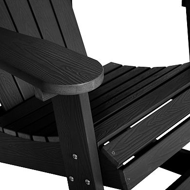 Flash Furniture Savannah All-Weather Adirondack Rocking Chair