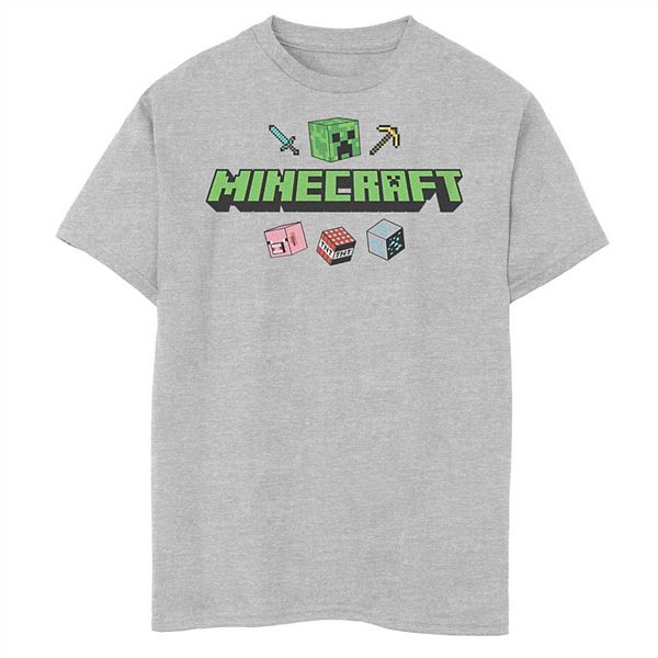 Boys 8-20 Minecraft Inventory Graphic Tee