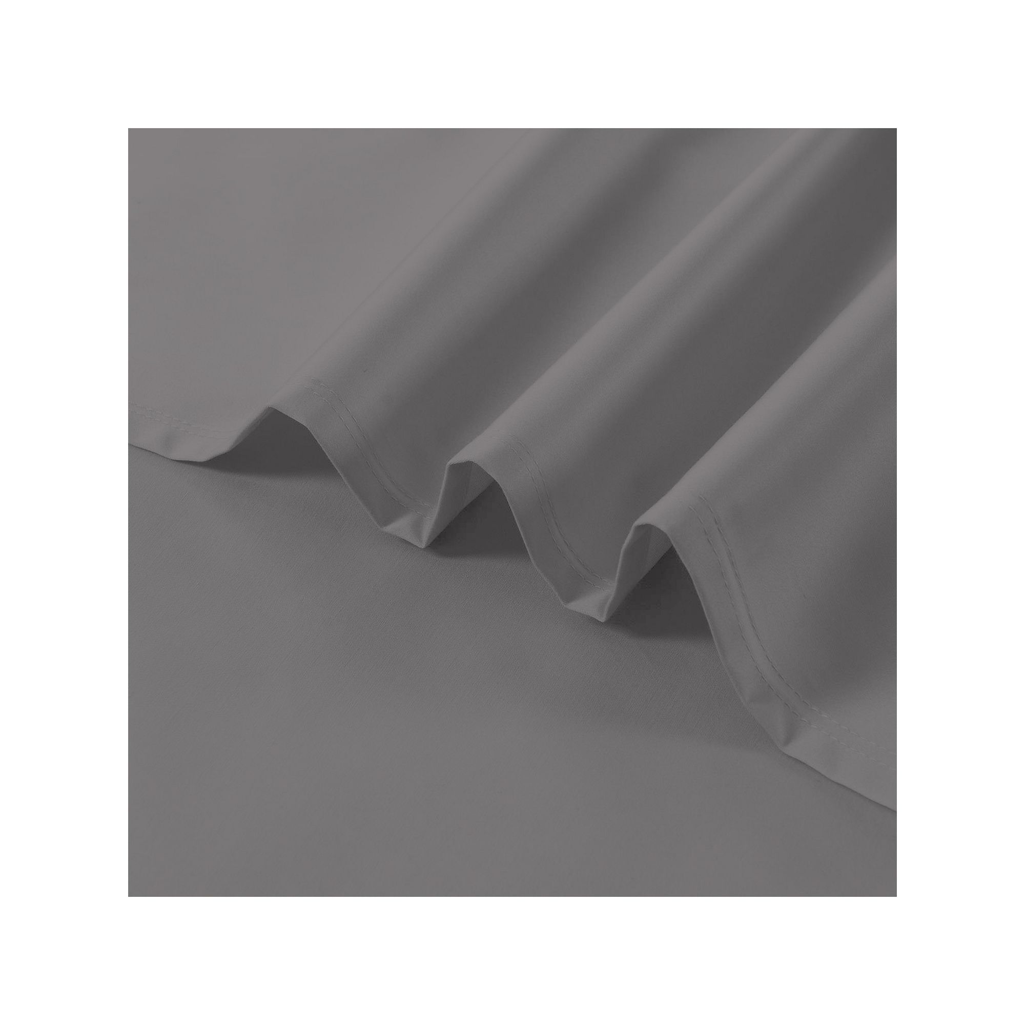Color Sense Ultra-Soft Wrinkle-Resistant Sheet Set, Dark Gray
