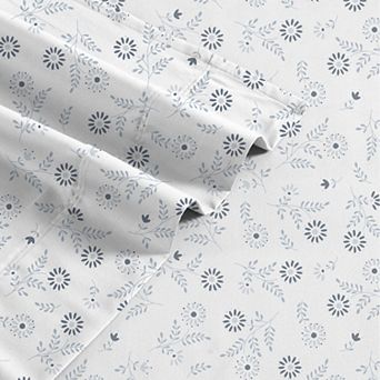 Color Sense Brushed Cotton Blend Lightweight Sheet Set