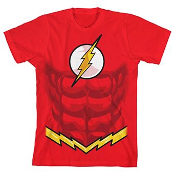 Boys 8-20 DC Comics The Flash Lightning Bolt Graphic Tee