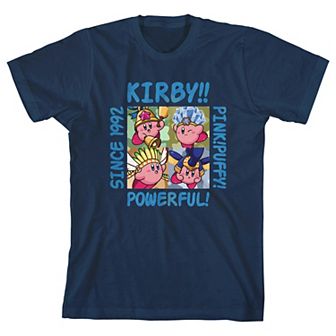 Boys 8-20 Kirby Anime Four Character Graphic Tee