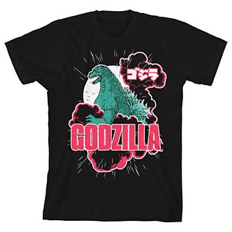 Boys 8-20 Godzilla Japan Graphic Tee