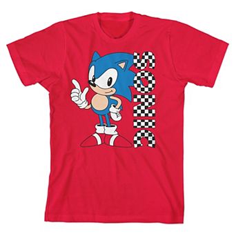 Boys 8-20 Sonic the Hedgehog Video Game Character Graphic Tee