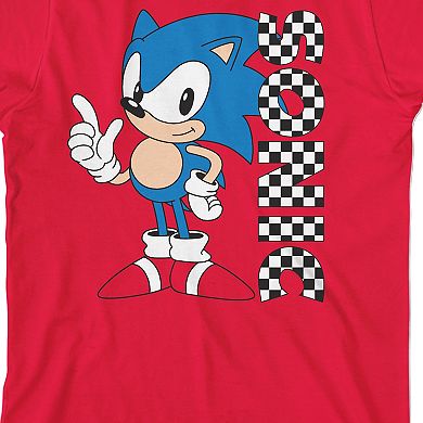 Boys 8-20 Sonic the Hedgehog Video Game Character Graphic Tee