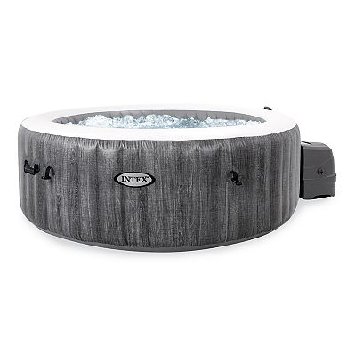 Intex PureSpa Plus Inflatable Hot Tub Jet Spa w/ 4 Battery Multi-Colored Lights