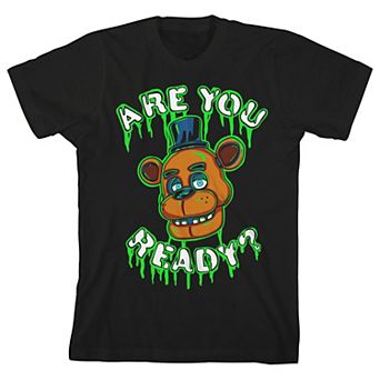 Boys 8-20 Five Nights at Freddy's Are You Ready Graphic Tee