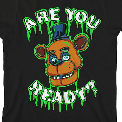 Boys 8-20 Five Nights at Freddy's Are You Ready Graphic Tee