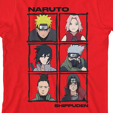 Boys 8-20 Naruto Shippuden Anime Graphic Tee