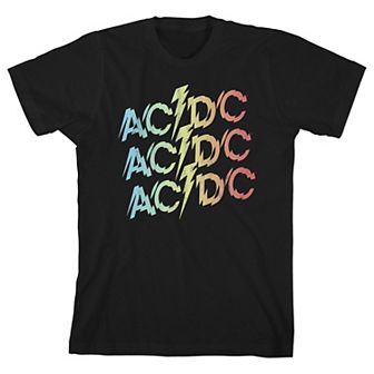Boys 8-20 AC/DC Rock Band Graphic Tee