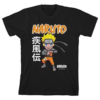 Boys 8-20 Naruto Shippuden Pixel Character Graphic Tee