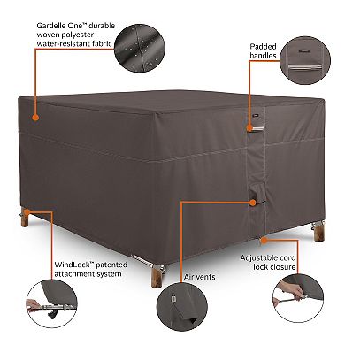 Classic Accessories Ravenna Water-Resistant Bar Table & Chair Patio Cover
